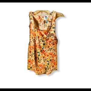 Multi color tank blouse